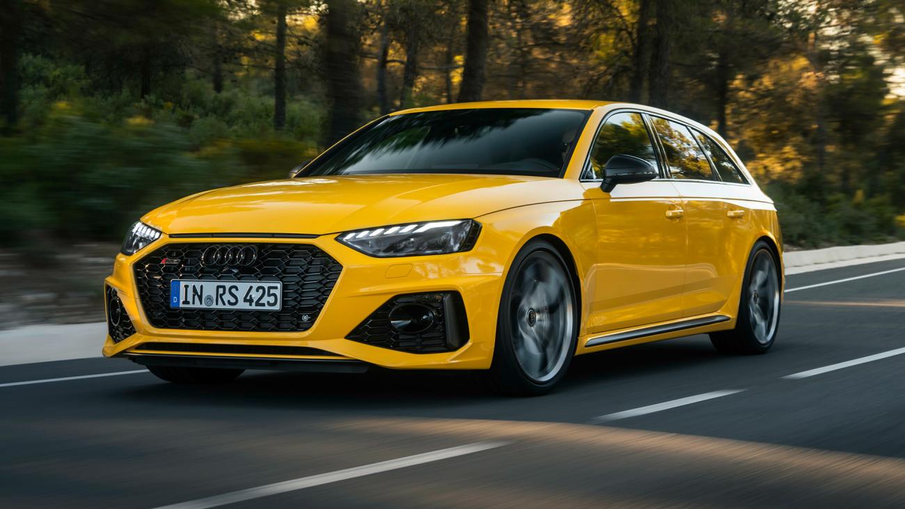 464bhp Audi RS4 Edition 25 Years Arrives As A Very Yellow Birthday Celebration