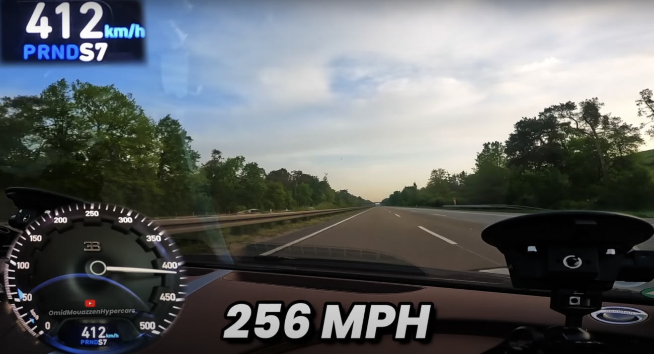 Watch A Bugatti Chiron Hit 256mph On The Autobahn