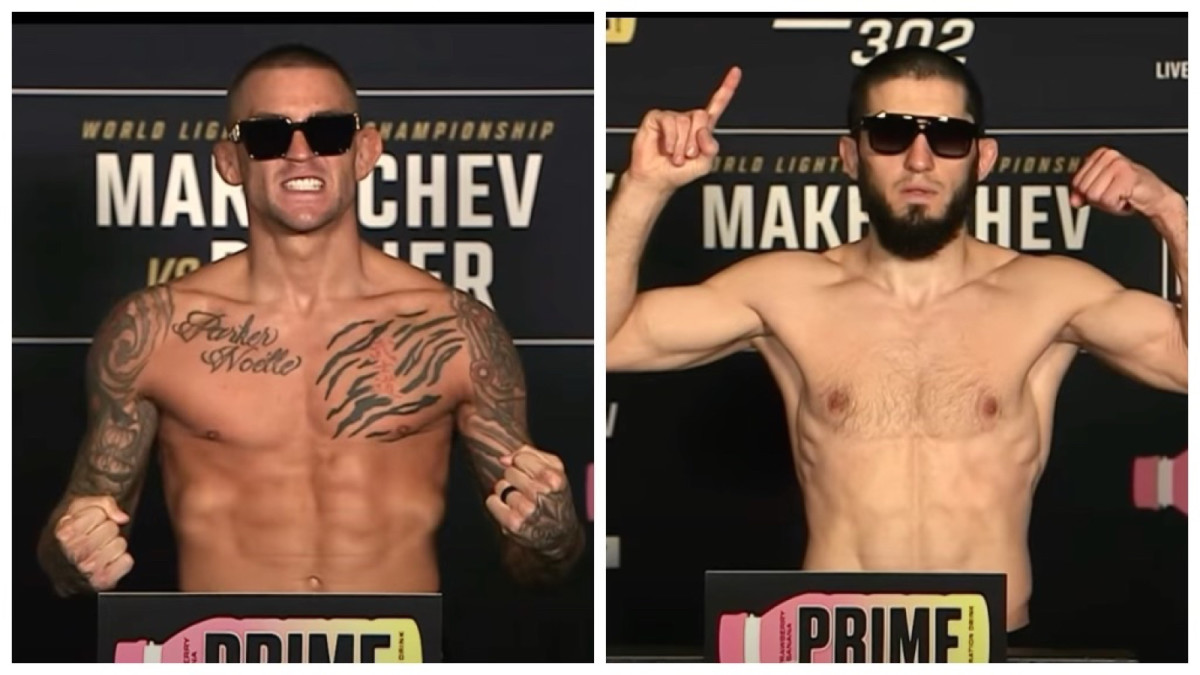 UFC 302 Main Event Weigh-In Video: Islam Makhachev vs. Dustin Poirier