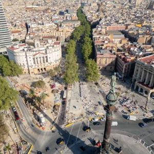 Barcelona’s most famous street undergoes transformation