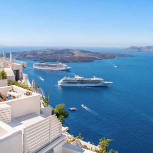 Greece to slash cruise numbers to Santorini and Mykonos next year