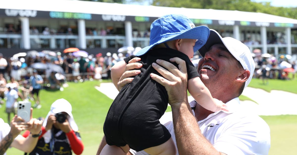 Proud Dad Moment: Brooks Koepka’s son gives Bryson DeChambeau an incredible slight