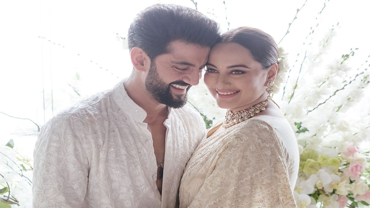 Newlyweds Sonakshi Sinha, Zaheer Iqbal share beautiful wedding pics post private ceremony with family