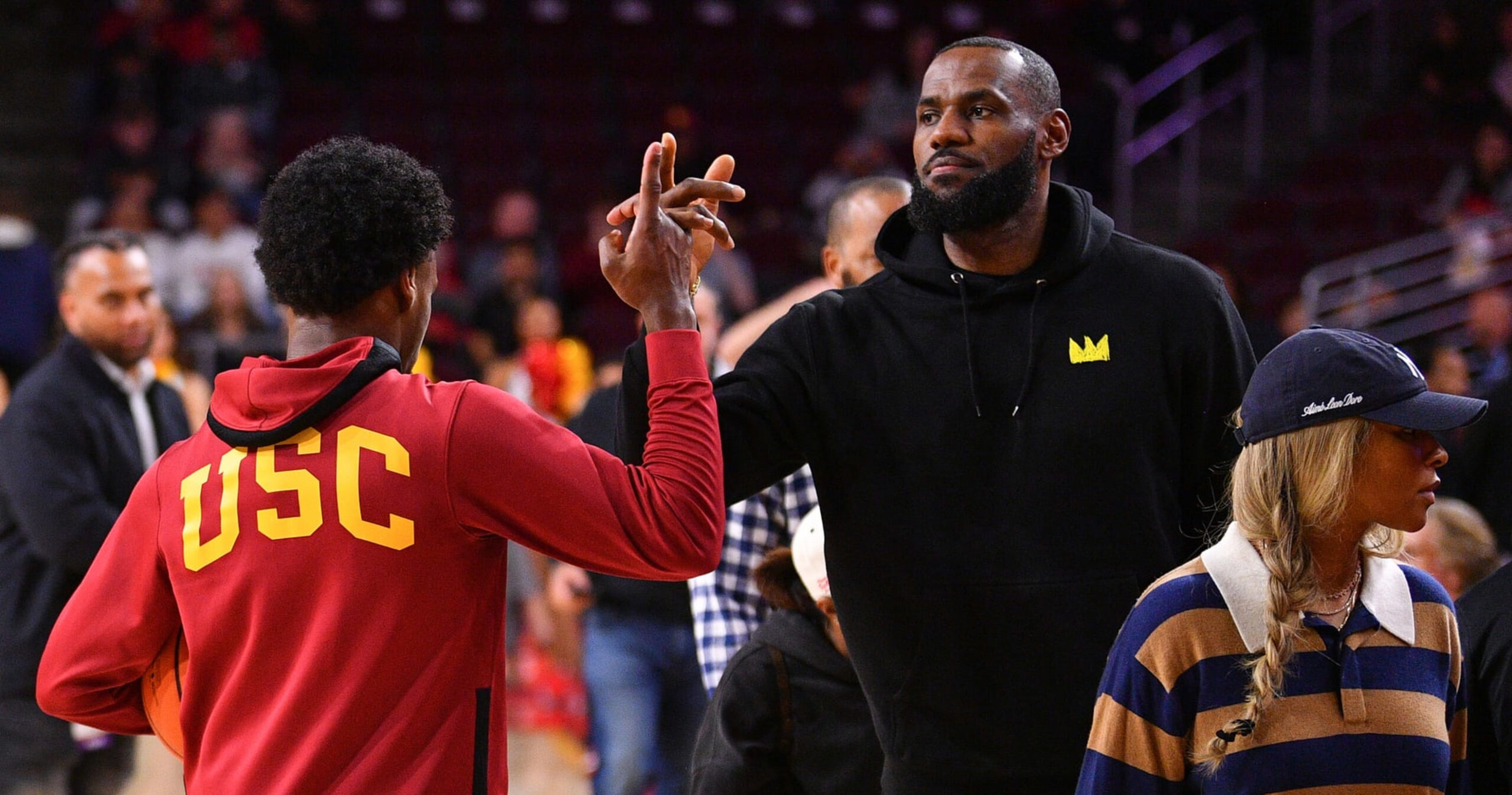 LeBron-Bronny James Pairing Saluted by LaVine, More After Lakers’ Historic Draft Pick