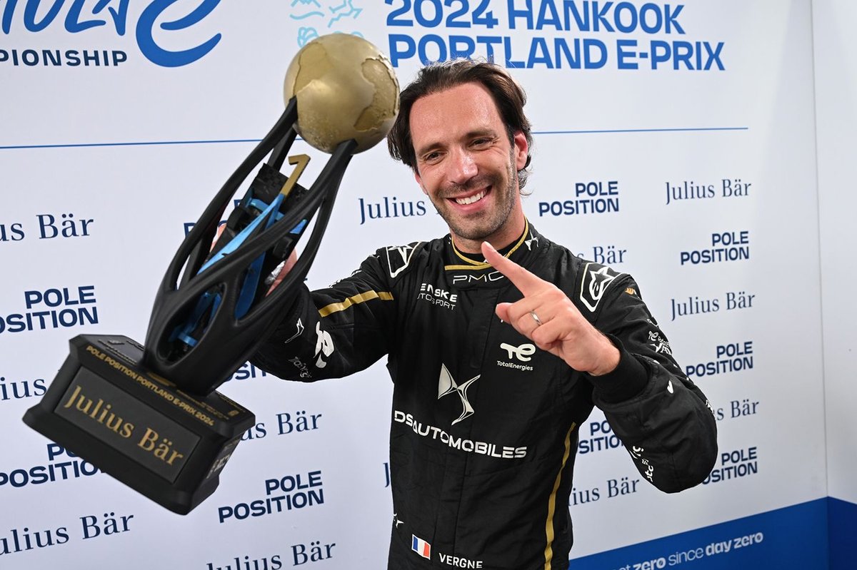 Portland E-Prix: Vergne sets new Formula E pole record