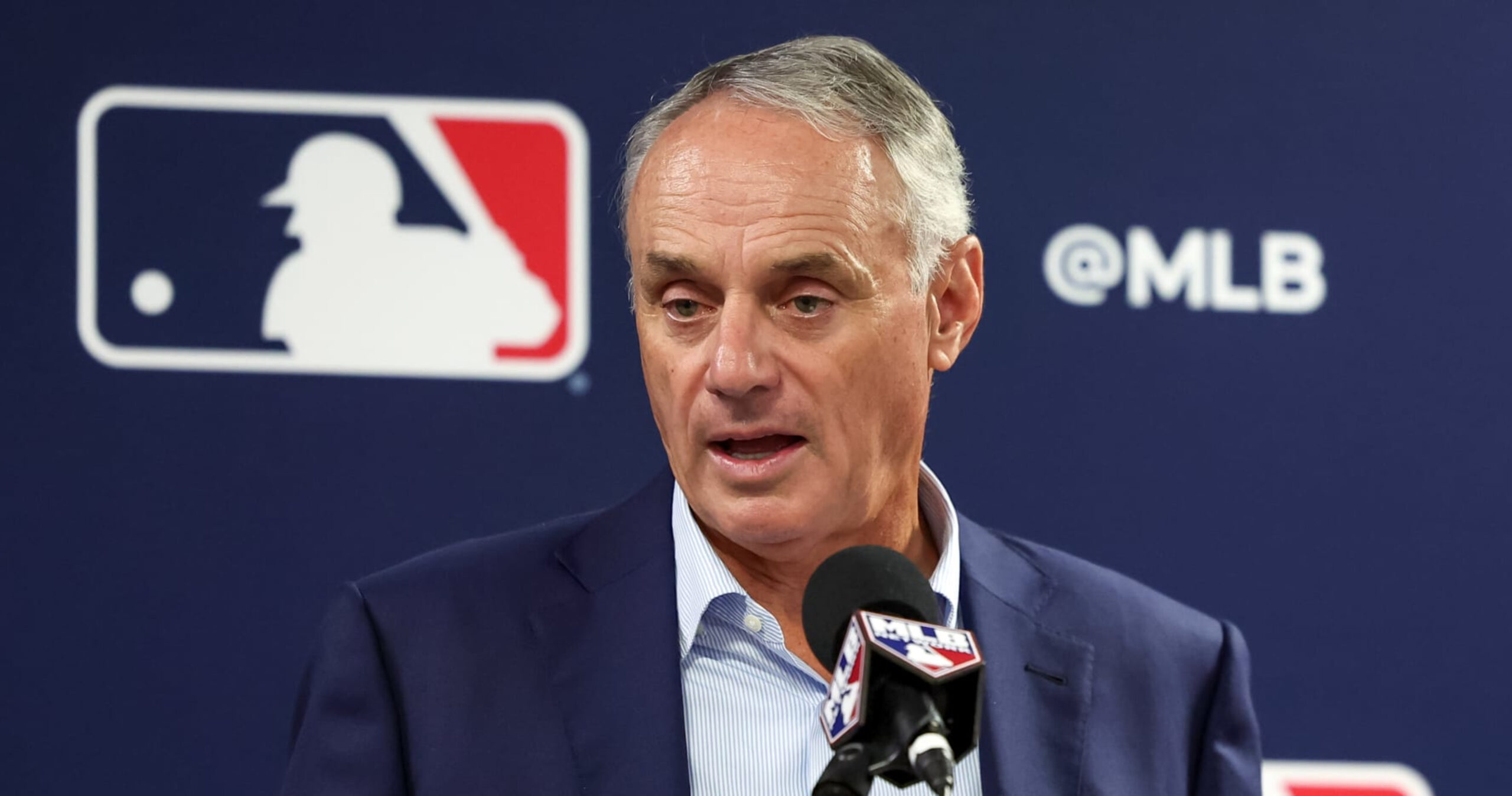 Rob Manfred Talks ABS Challenge System Timeline, Defends ‘Unbelievable’ MLB Umpires