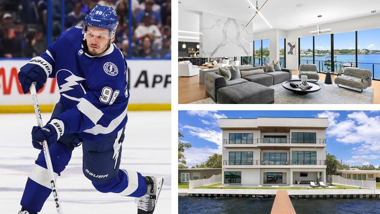 Now in Utah, Mikhail Sergachev Puts His Brand-New $10.9M Tampa Mansion in the For-Sale Zone