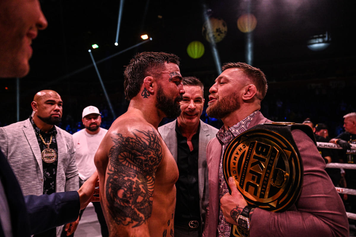 Conor McGregor responds to Mike Perry’s BKFC ownership claim: “You are out, bro”