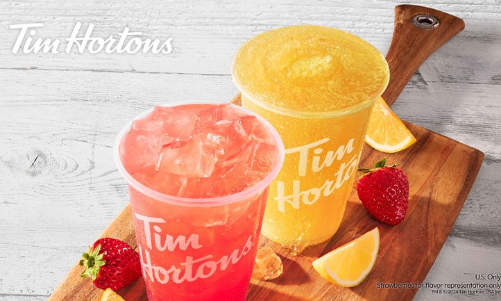 Tim Hortons US Launches New Summer Menu Happy Hour With 50% off Drinks After 2 PM Monday Through Thursday, Plus New Summer Flavors!