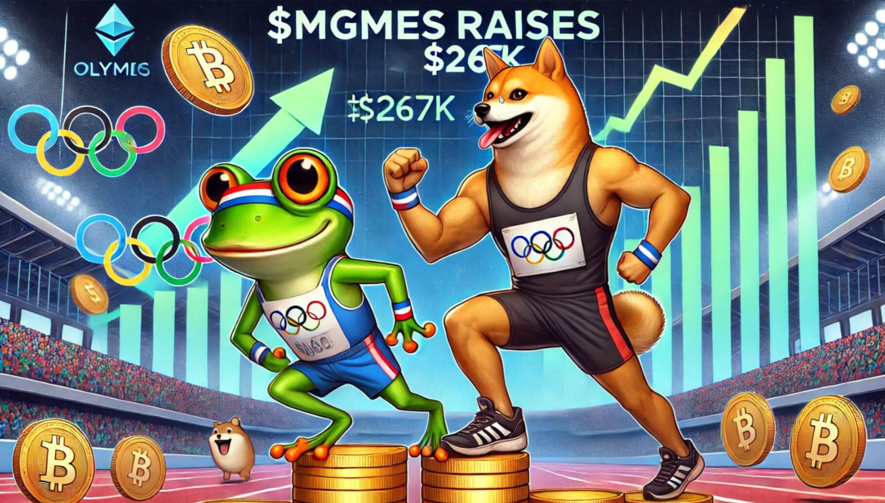 Olympic Games Official Countdown Begins – $MGMES Coin Raises $267K in Ten Days