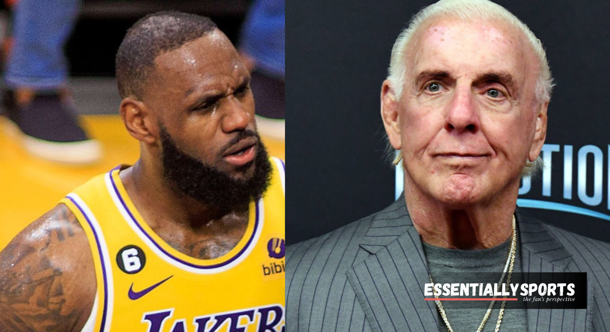 LeBron James in Hysteria as ‘Nature Boy’ Ric Flair’s Iconic Interview Takes Hilarious Bronny James Turn