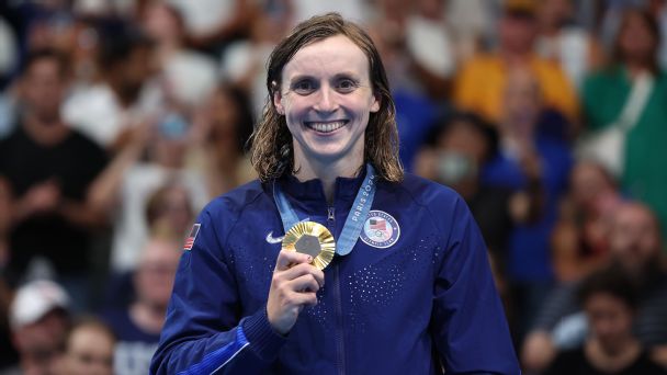 Ledecky makes history with another gold, Sha’Carri grabs silver in 100m and more from Saturday in Paris