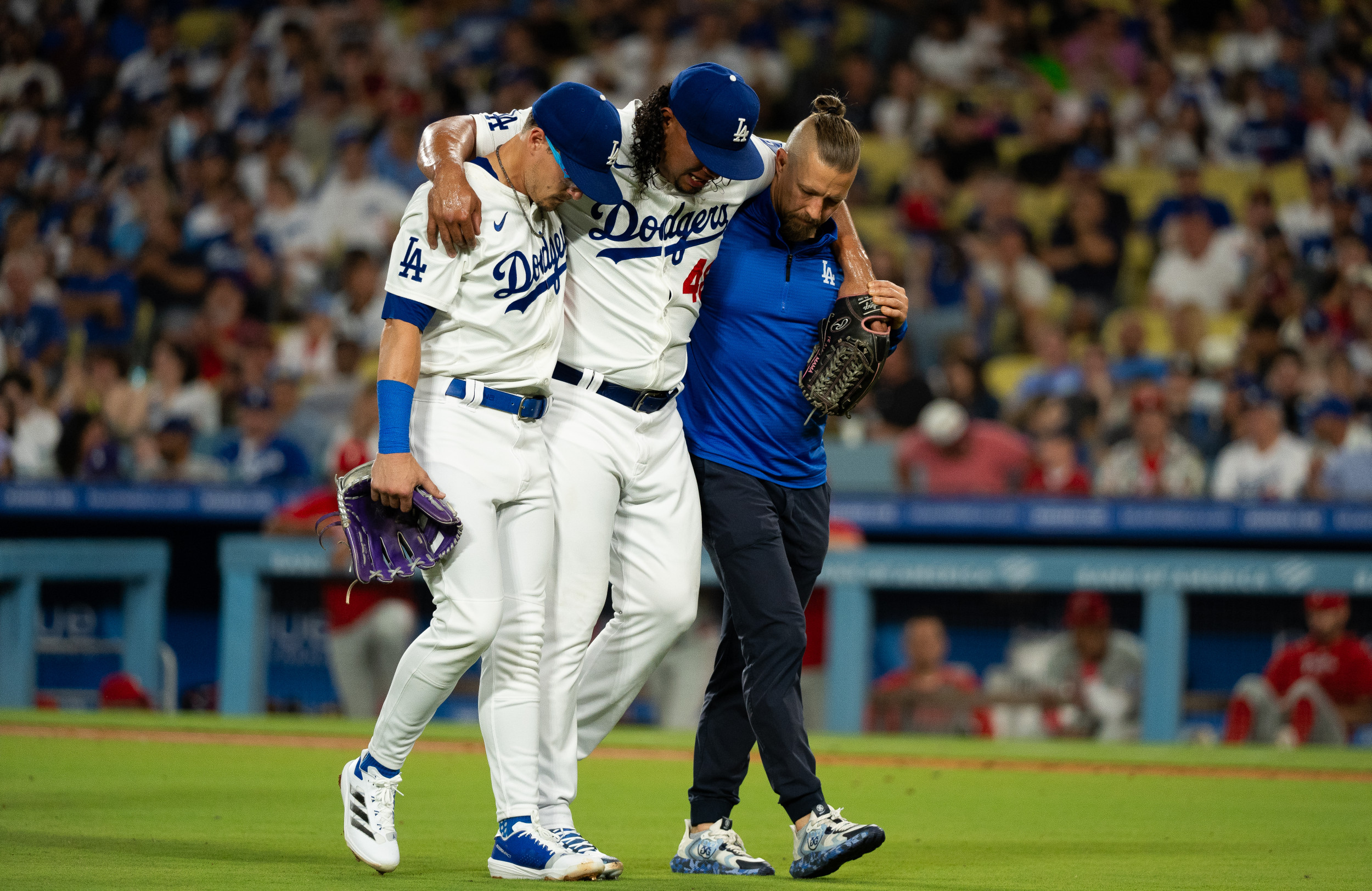 Dodgers Pitcher Suffers Possible Season-Ending Injury Eight Pitches Into His Season