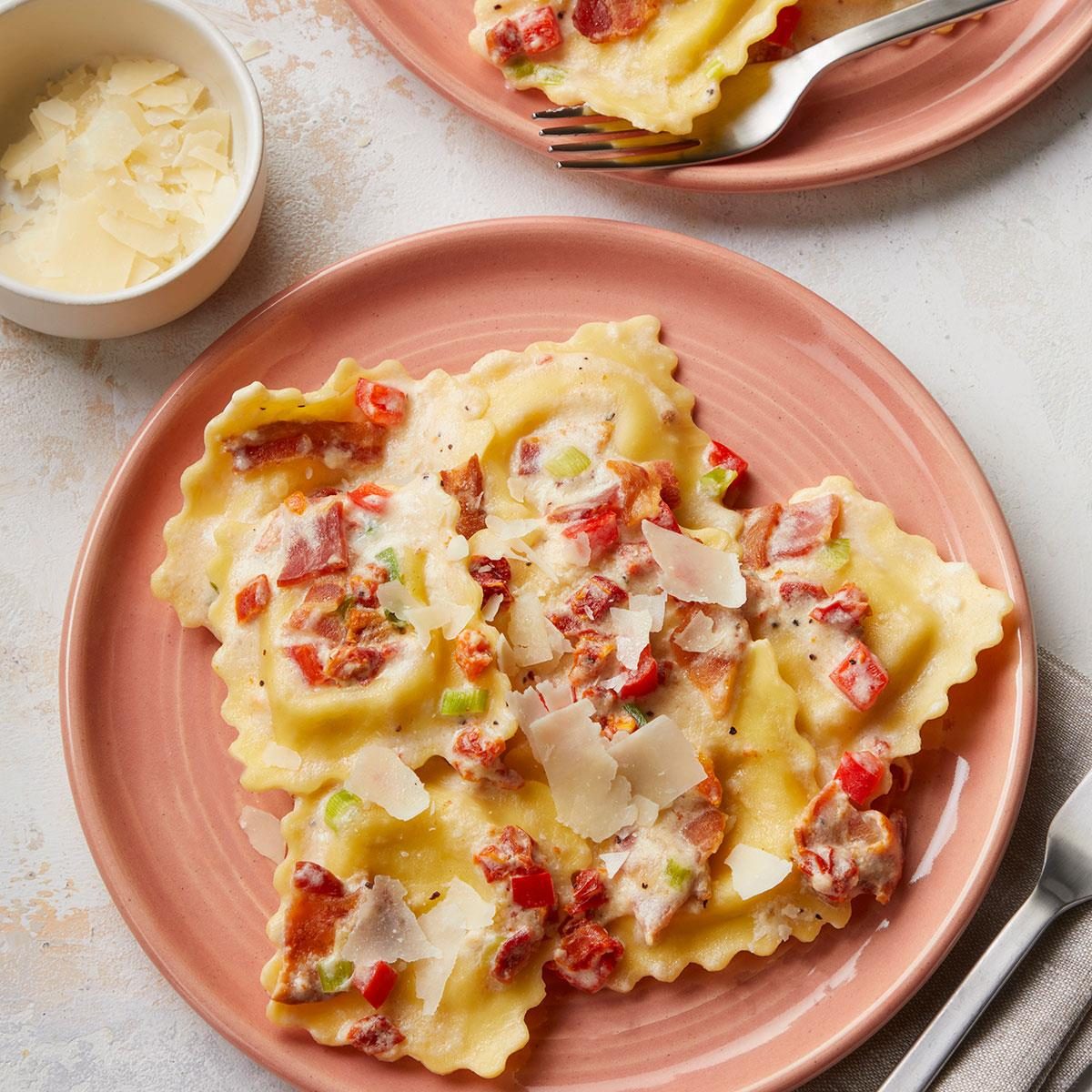 Creamy Sun-Dried Tomato Ravioli