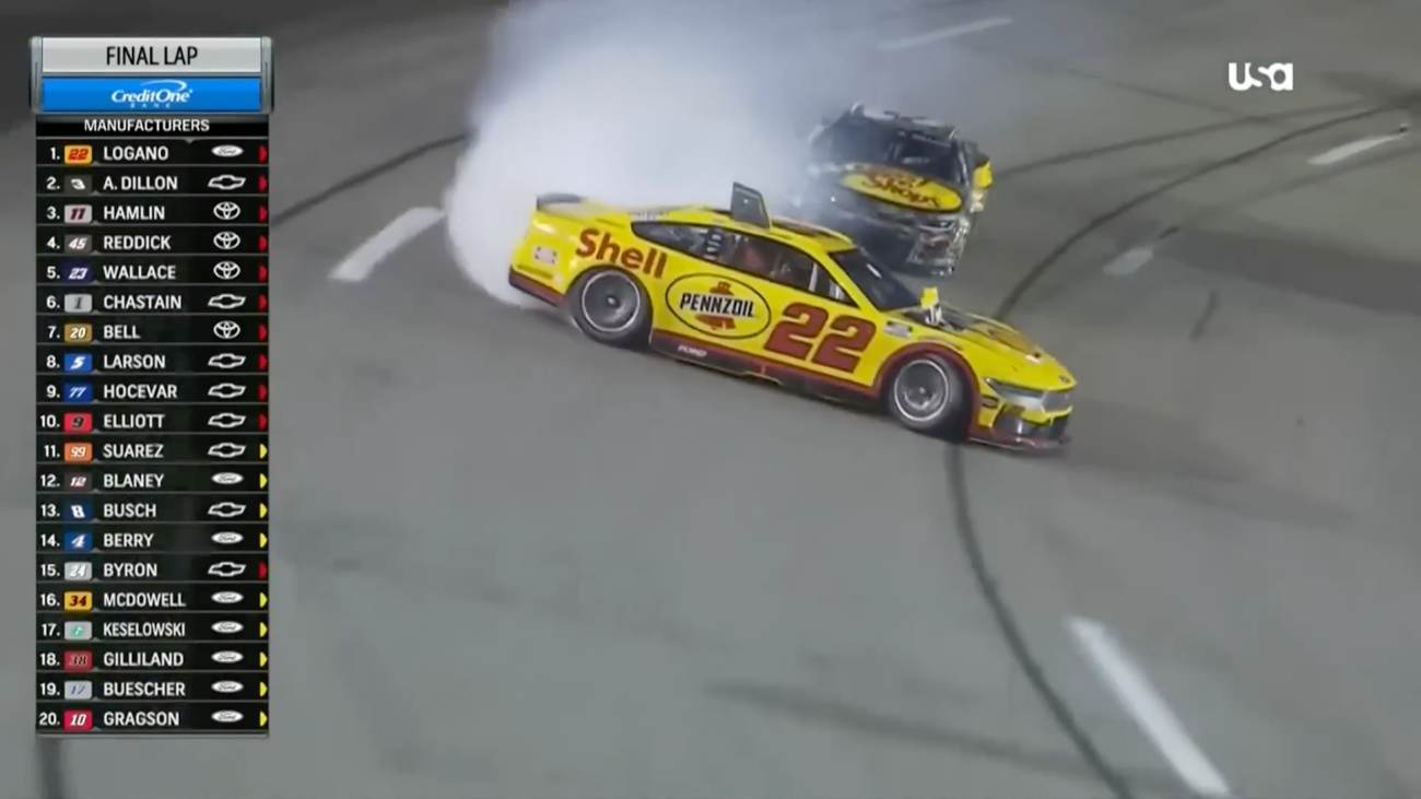 Watch This NASCAR Driver Wreck The Field For A Last Lap Win