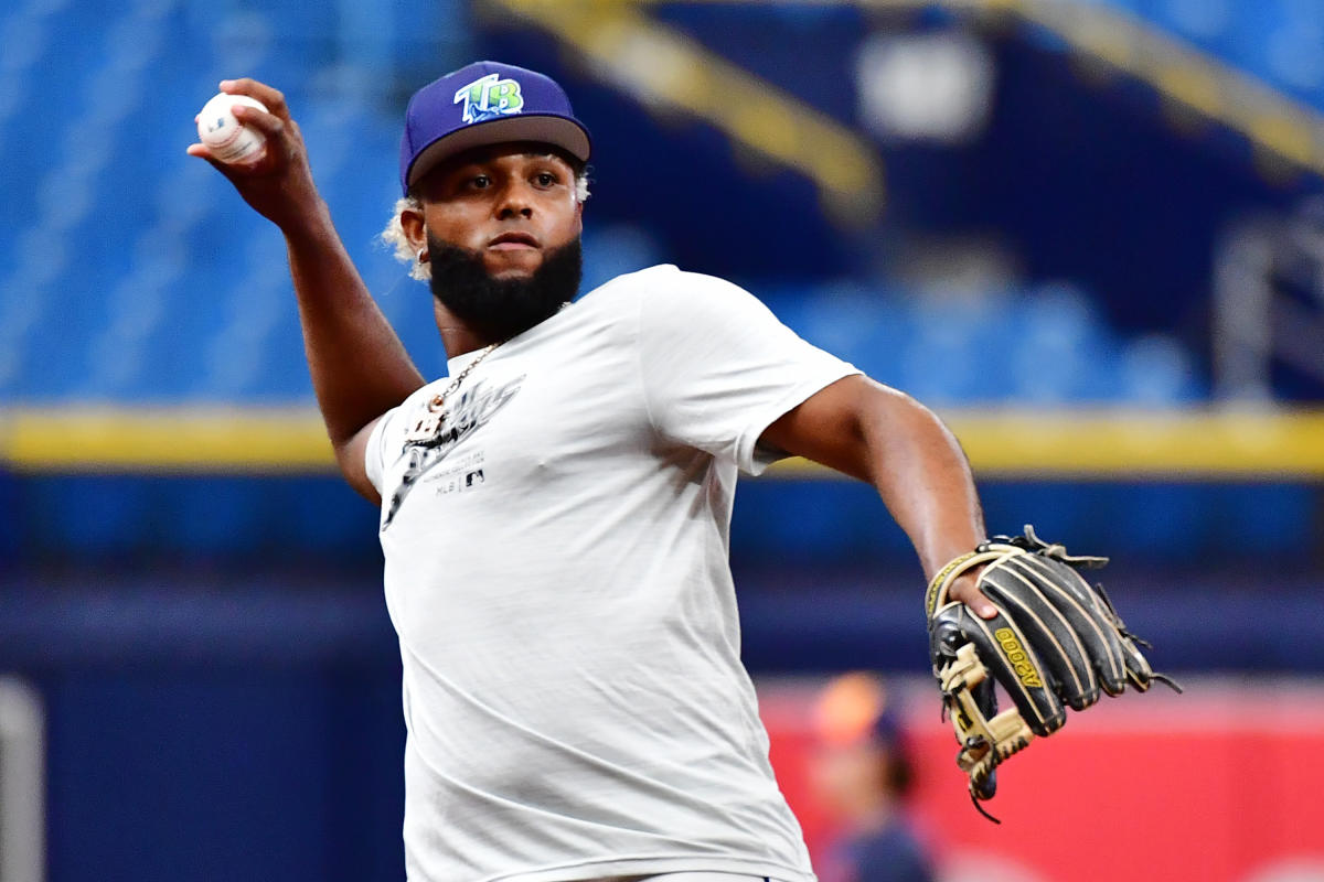 Baseball’s No. 2 prospect, Junior Caminero, shows off bat, glove in return to Rays lineup