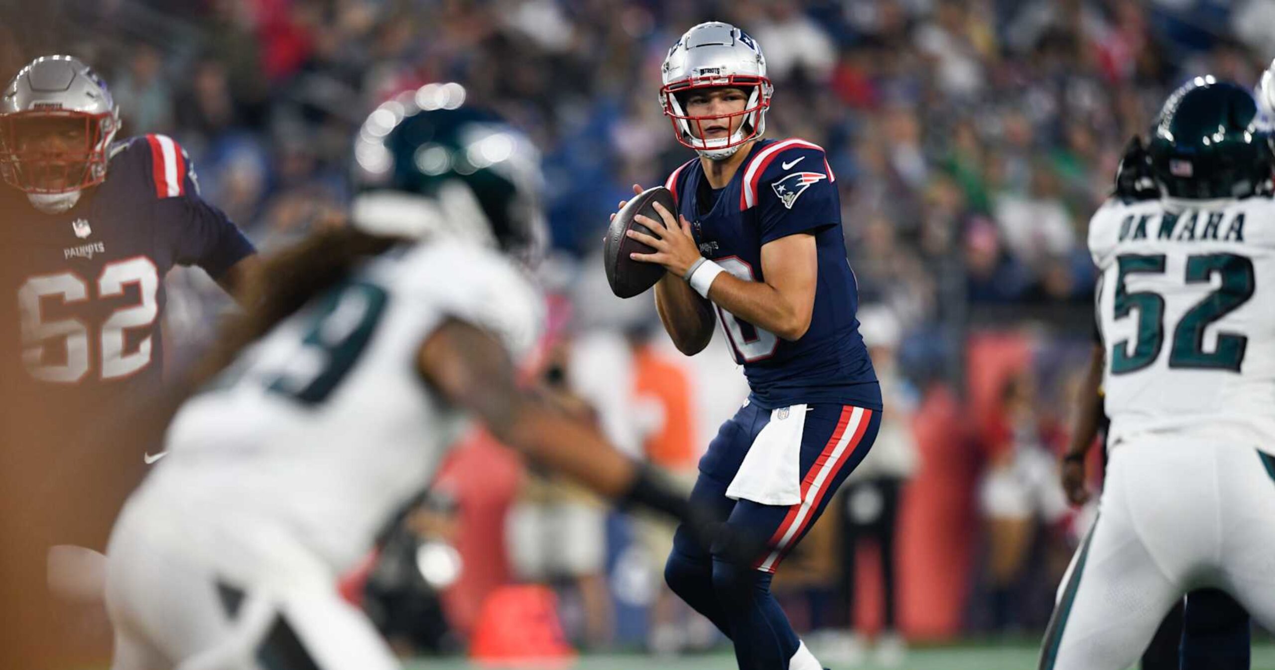 Drake Maye Impresses NFL Fans with Athleticism in Patriots’ Preseason Loss vs. Eagles