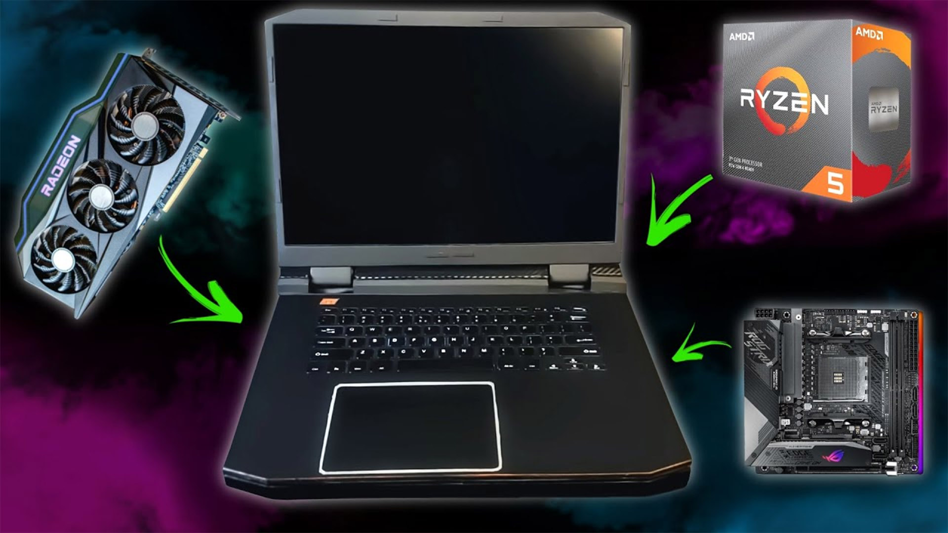 This guy crammed desktop gaming parts into a laptop — and it didn’t explode