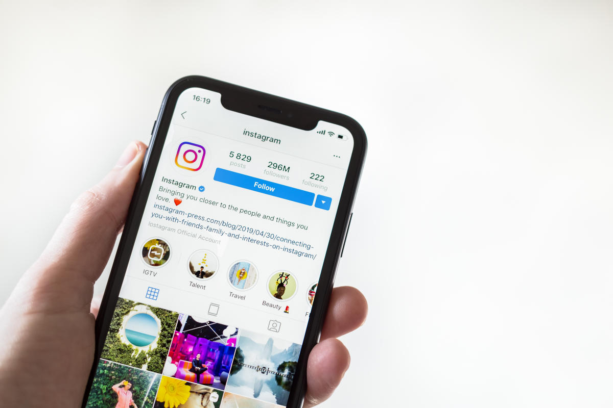 Instagram’s experimental profile grid has rectangular images instead of squares