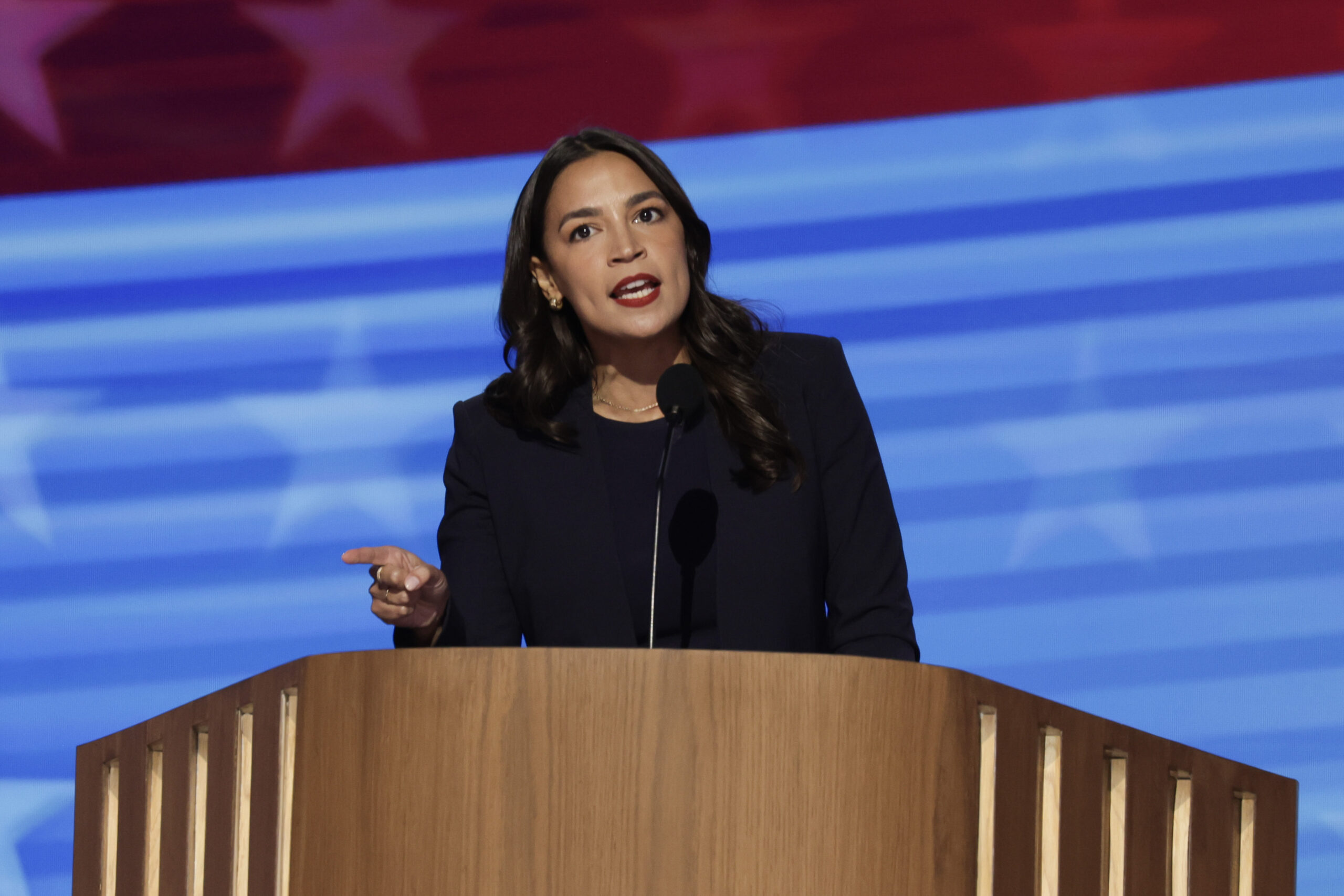 AOC Joins Calls for Palestinian Voices at DNC as Delegates Stage Sit-In