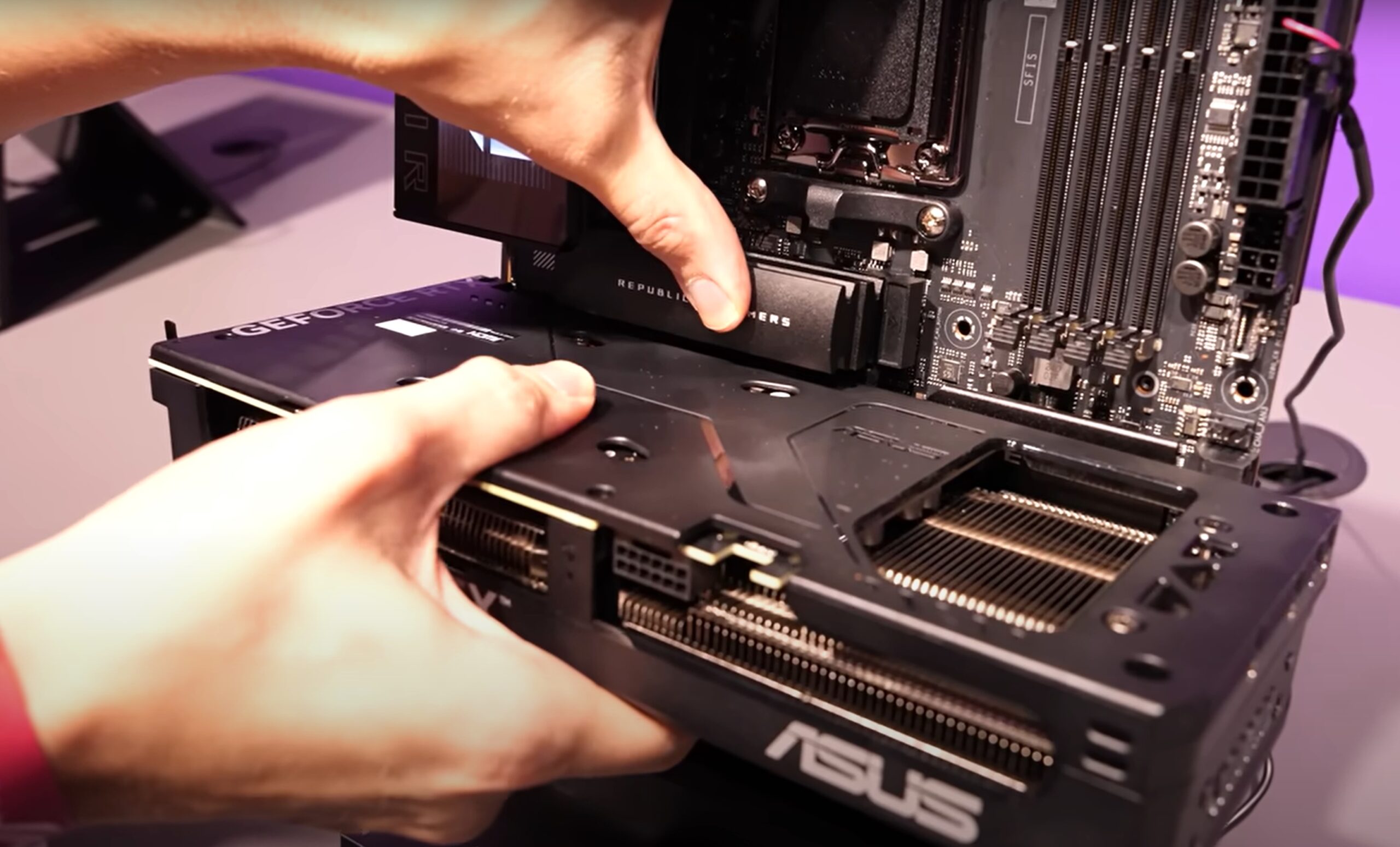 New Asus motherboard makes swapping graphics cards so much easier