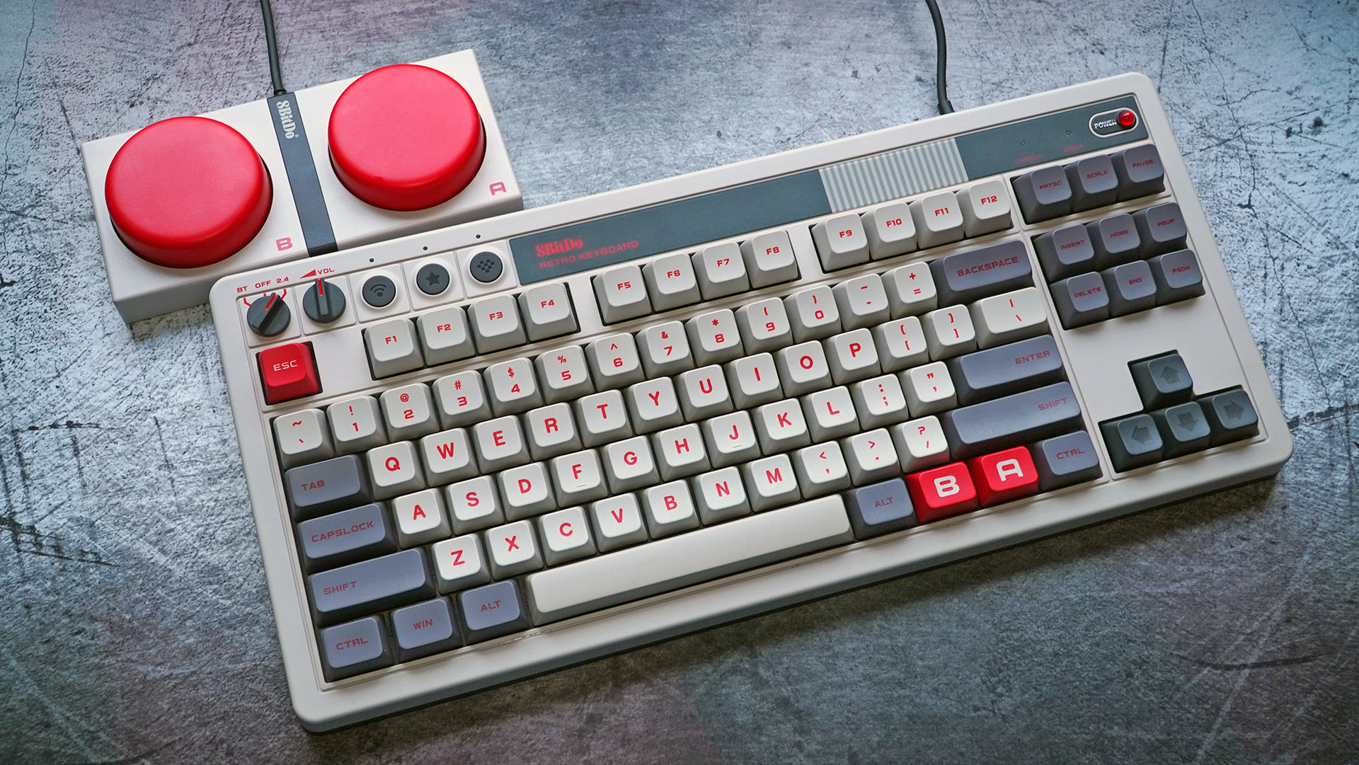 Get 8BitDo’s NES-inspired retro keyboard for just $60 right now