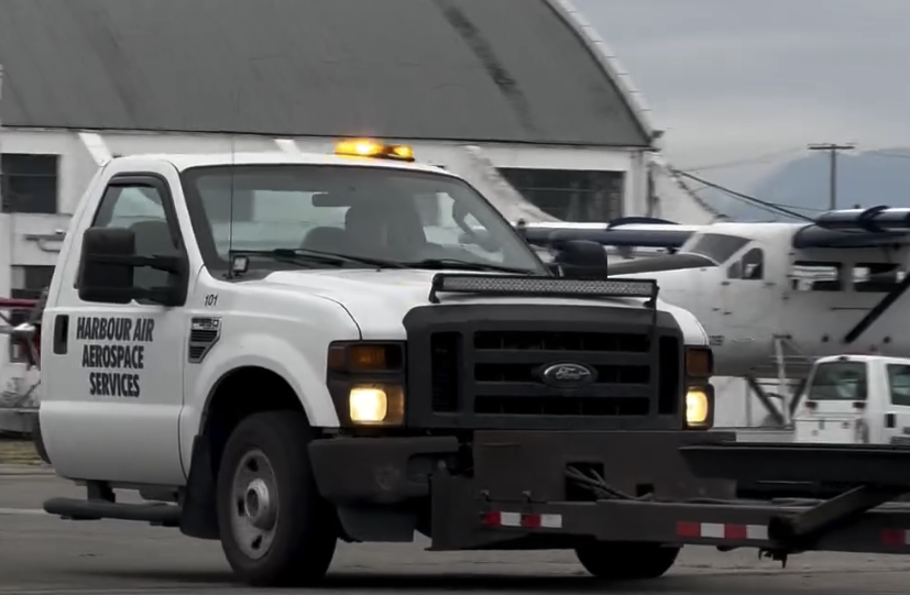 This Bisected Ford F-250 Seaplane Tug Is Hurting Our Brains