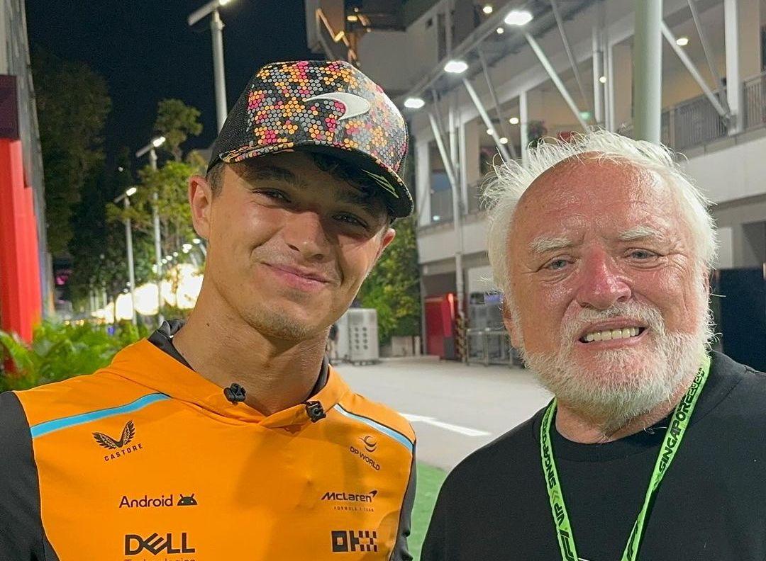 Yes, This Really Is Hide The Pain Harold With Lando Norris