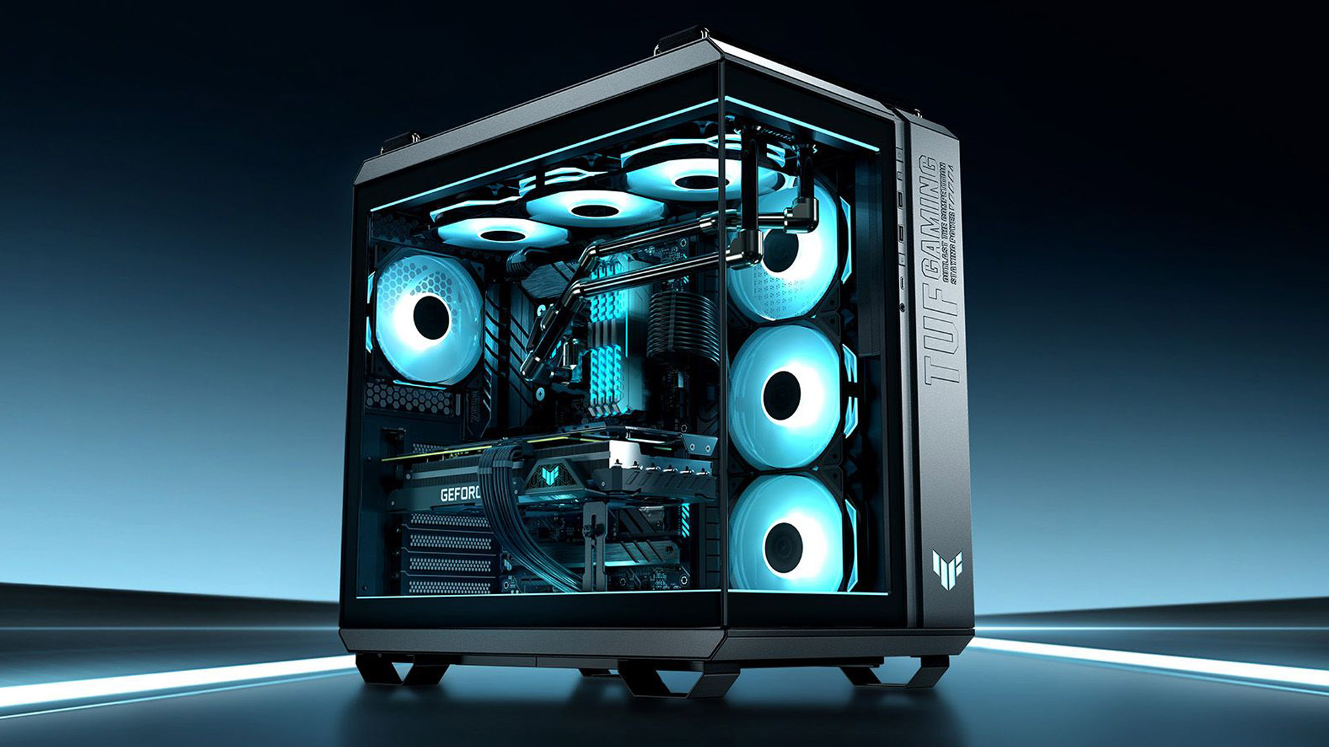 New Asus TUF dual-chamber PC case looks big and swanky