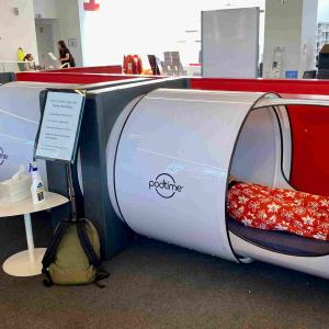 Check out these sleeping pods at the University of Lille library