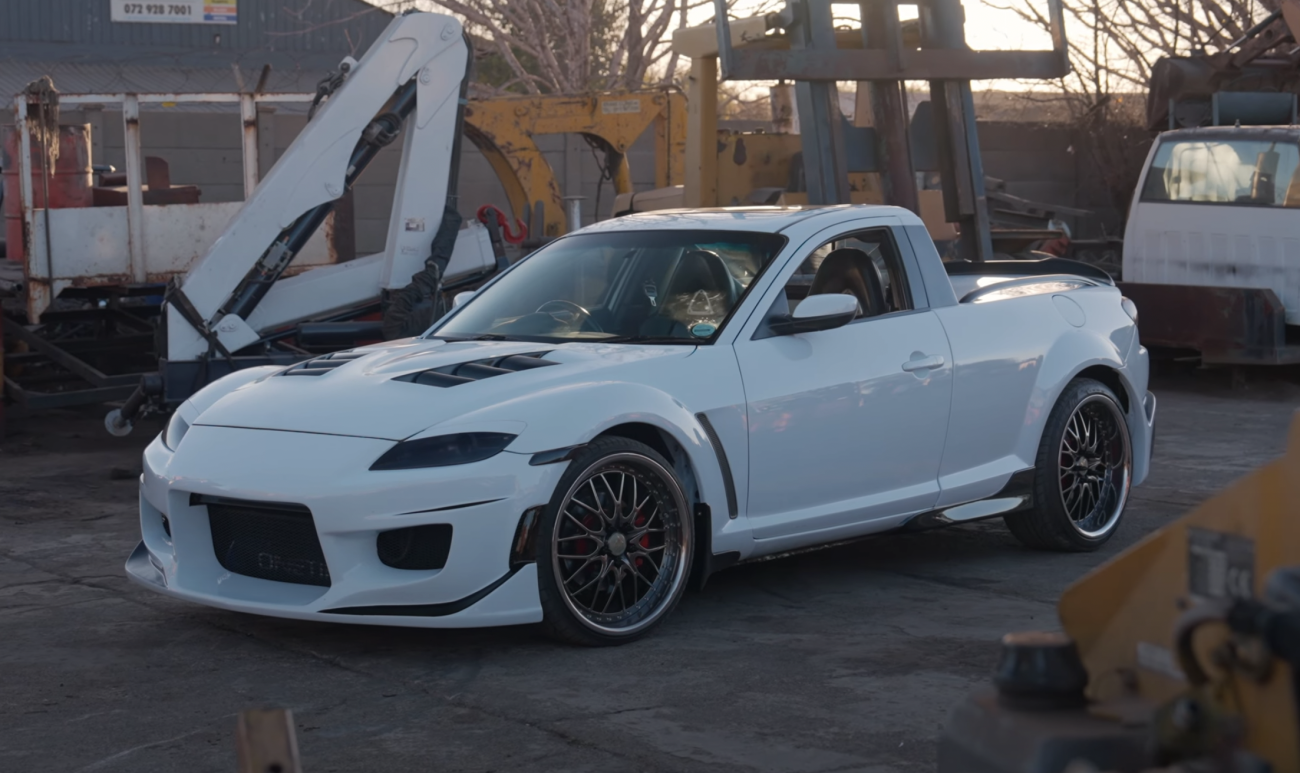 This Triple-Rotor Mazda RX-8 ‘Bakkie’ Is Our Kind Of Pickup