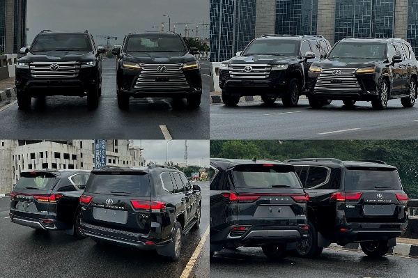 Today’s Photos : Toyota Land Cruiser 300 Series And Lexus LX 600 Poses For Photos In Abuja