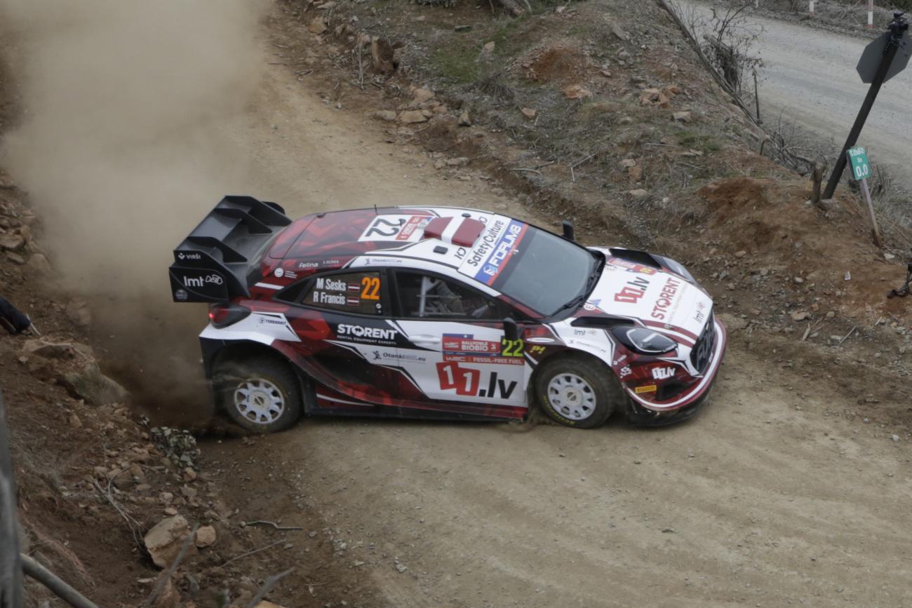 Watch A WRC Car Bizarrely Lose Its Wing Mid-Stage