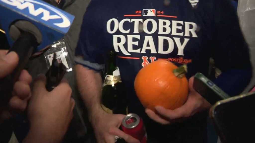 The Mets’ playoff pumpkin is their new postseason good luck charm