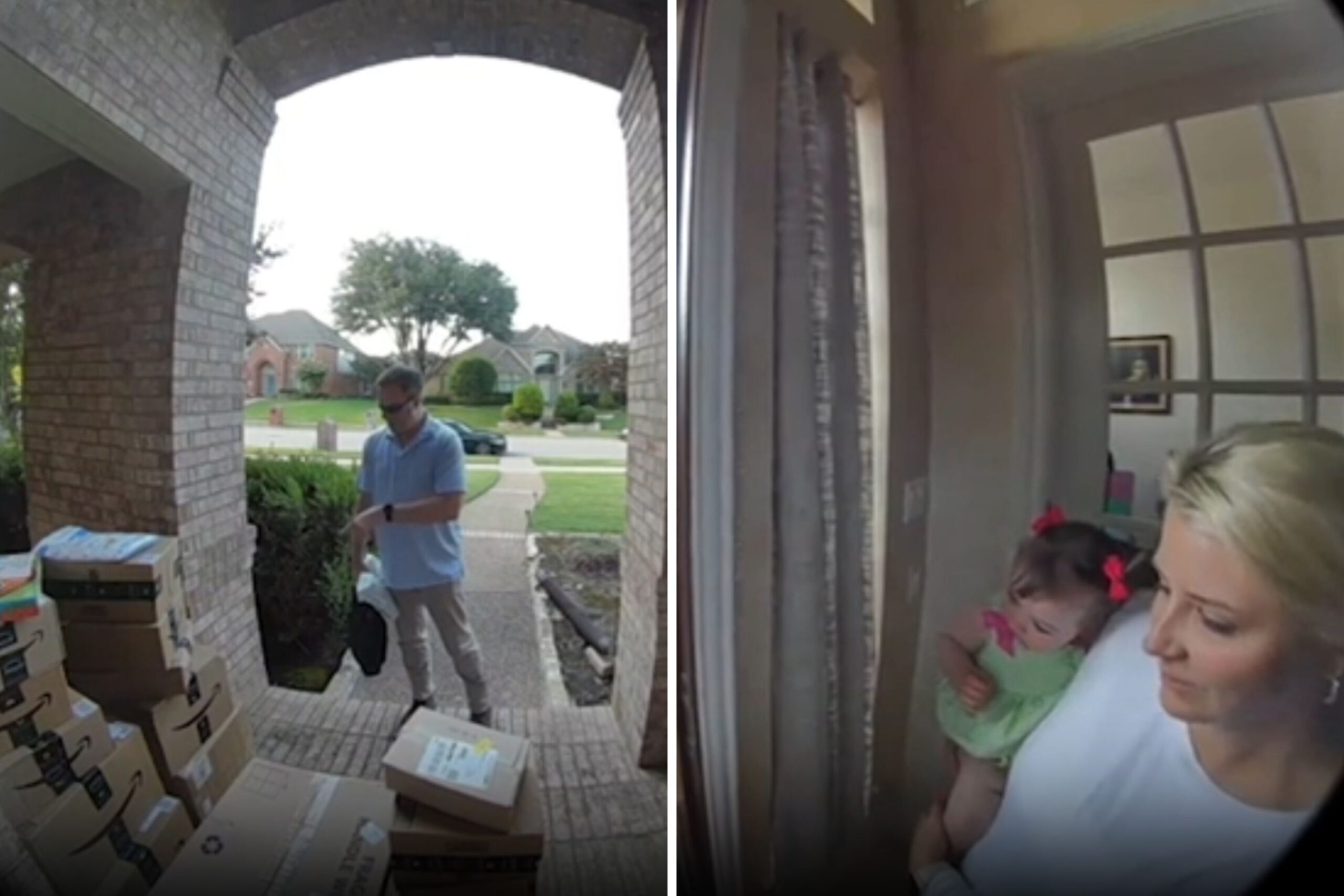 Husband’s Reaction to Wife’s Epic Amazon Haul Delivery Caught on Camera