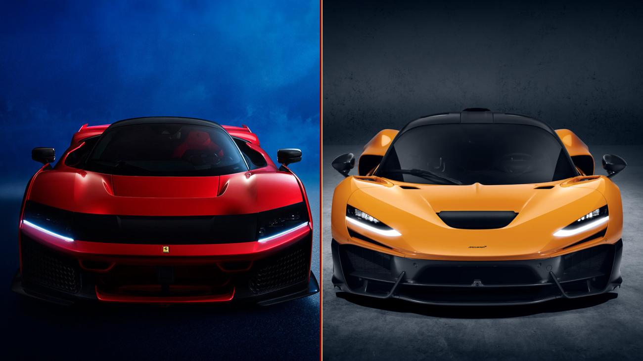 Ferrari F80 Vs McLaren W1: All The Key Statistics