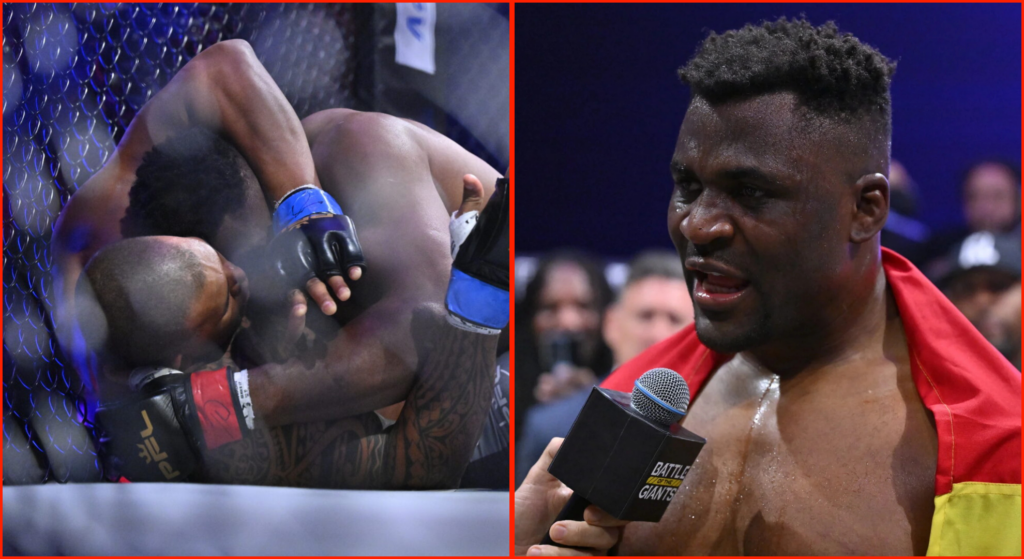 Francis Ngannou’s coach responds to accusations that first-round KO was the result of illegal shots… ‘This guy must owe [the ref] money’