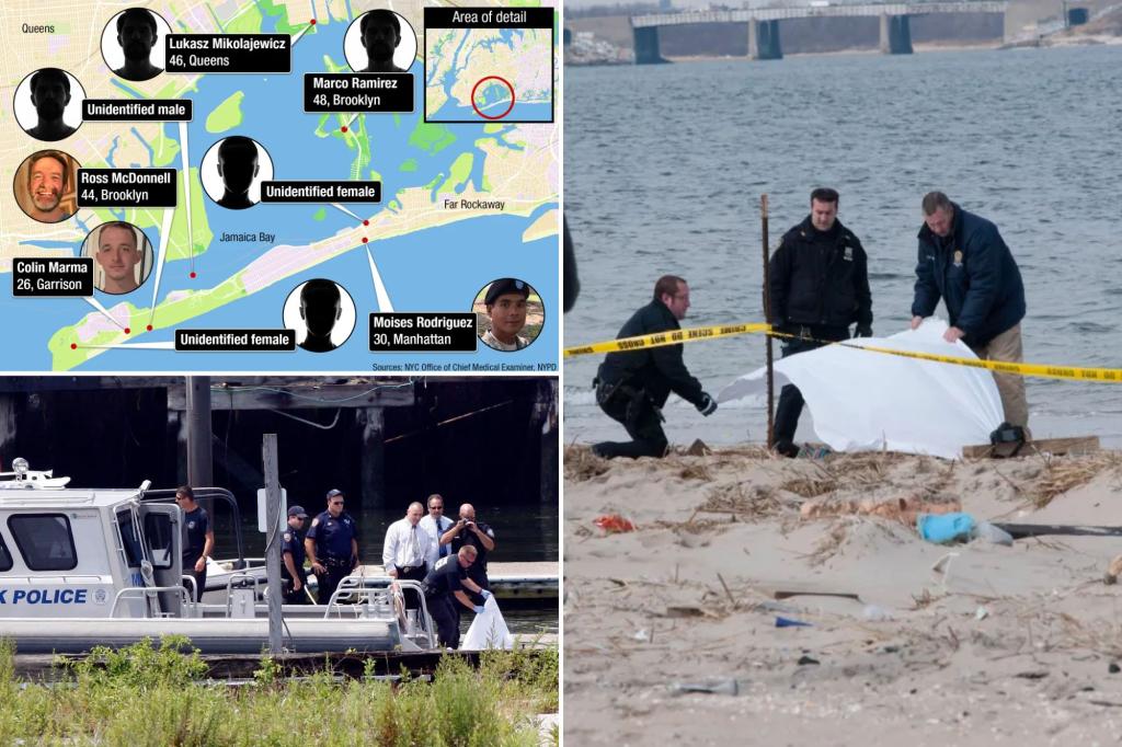 ‘Unprecedented’ 8 dead bodies wash up in Jamaica Bay, NY…