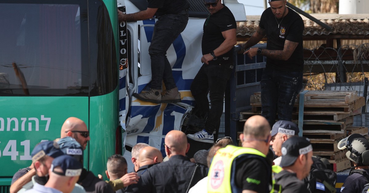 Dozens of casualties after ‘truck-ramming’ at bus stop near Tel Aviv…