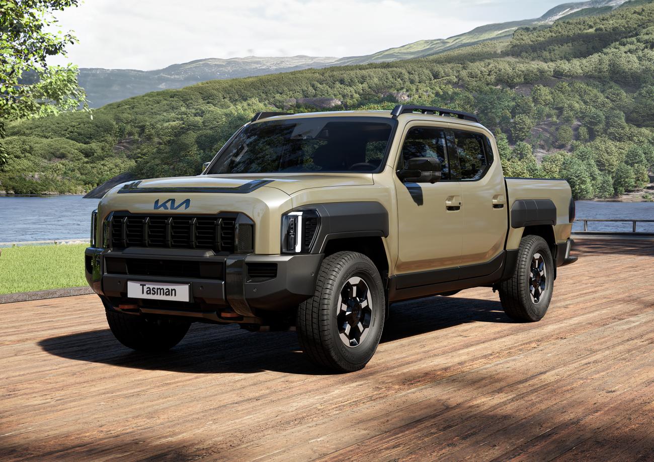 The Kia Tasman Is A Super-Boxy Pickup That You (Probably) Can’t Buy