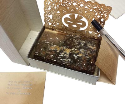 77-year-old slice of Queen Elizabeth II’s wedding cake sells for $2,800