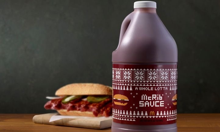 McDonald’s Gets Saucy This Holiday Season to Celebrate the Return of the McRib Sandwich