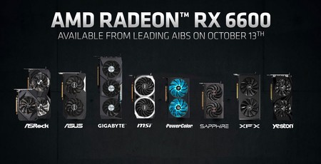 AMD partners launch Radeon RX 6600 graphics cards