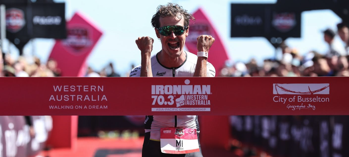 Golden Days at Ironman 70.3 Western Australia for Gregory Barnaby and Marta Sanchez