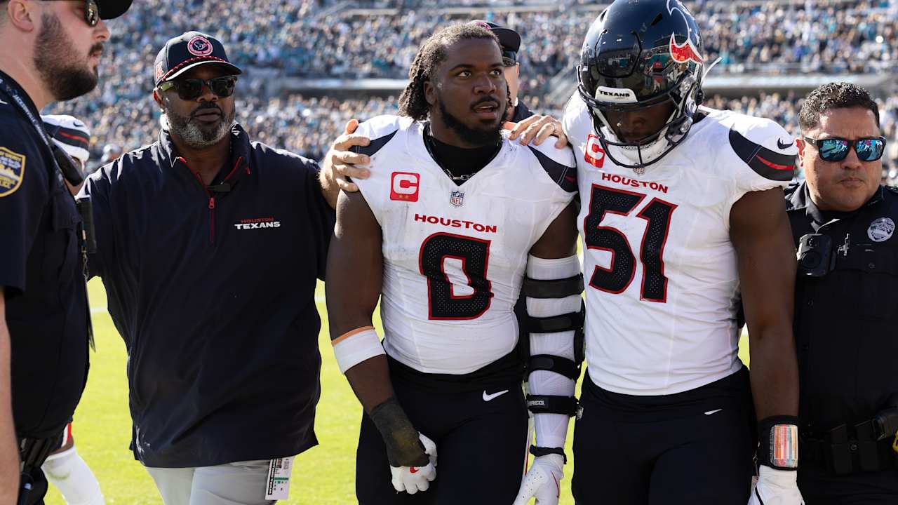 Texans OLB Azeez Al-Shaair suspended three games for illegal hit on Trevor Lawrence                           Dec 03, 2024