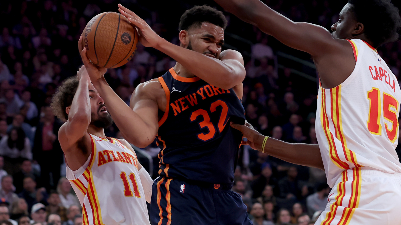 Karl-Anthony Towns’ worst big-game habits rear ugly head as Knicks get eliminated by Hawks in NBA Cup