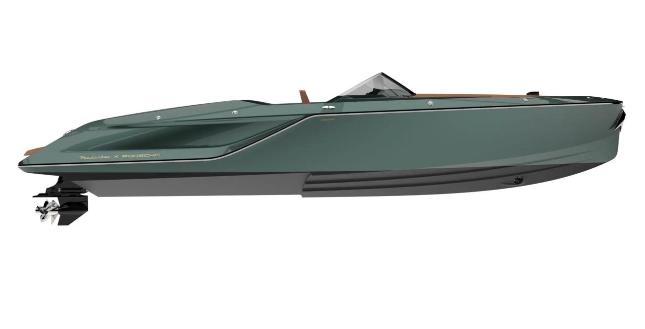 This Is A Porsche-Powered Speedboat