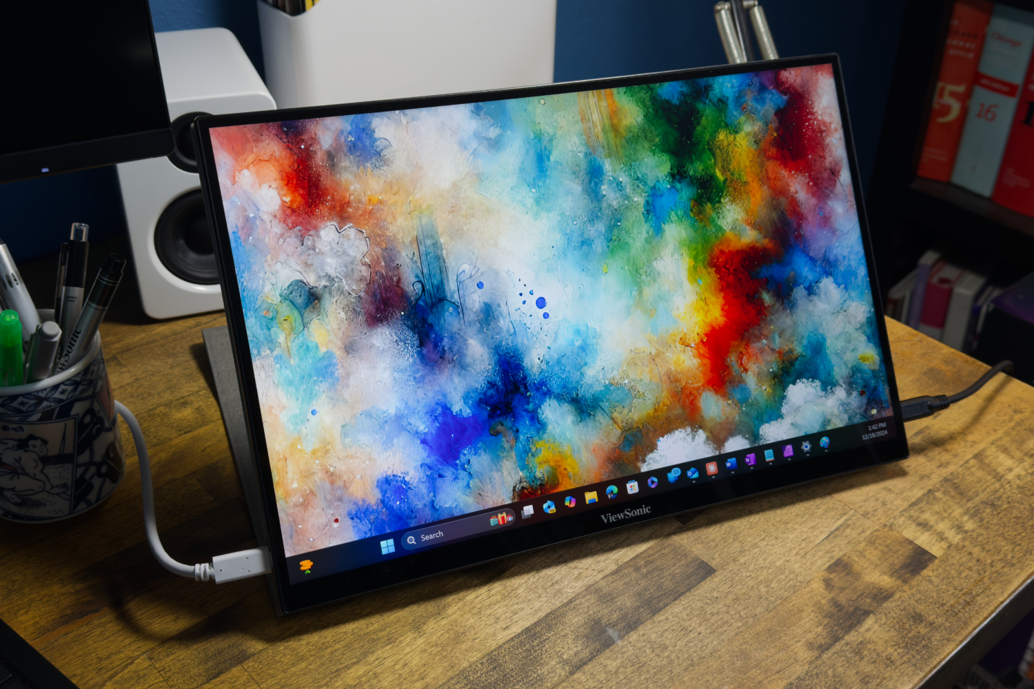 Viewsonic TD1656-2K review: A portable touch monitor built for work