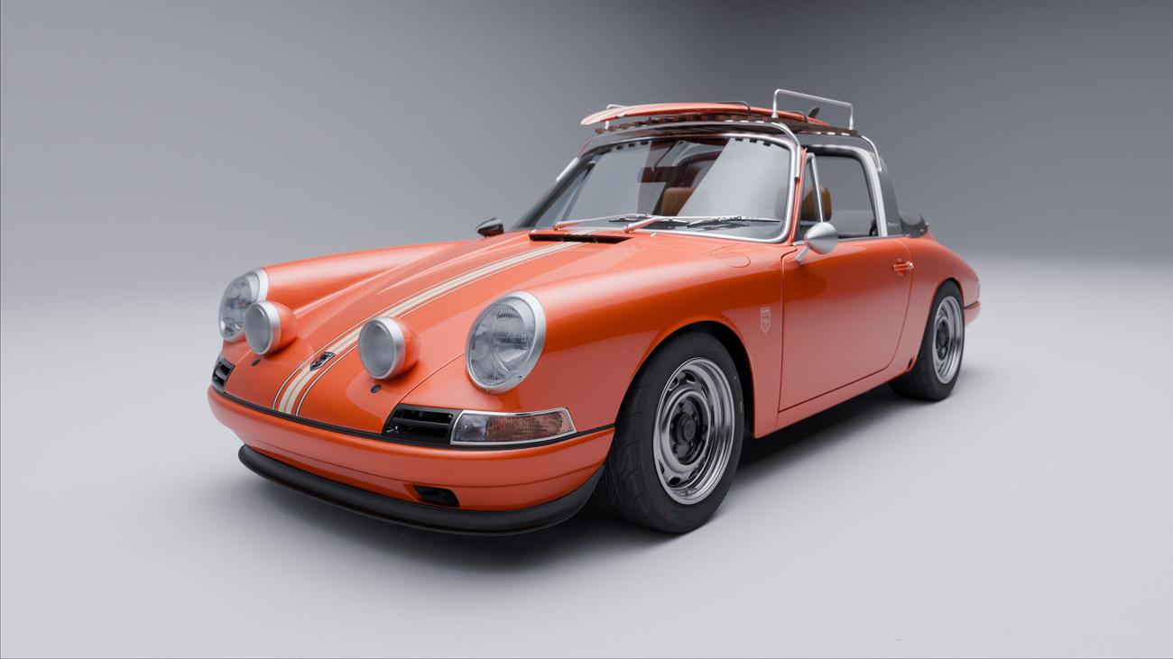 Kamm’s Restomodded Porsche 912 Targa Weighs Under 800kg