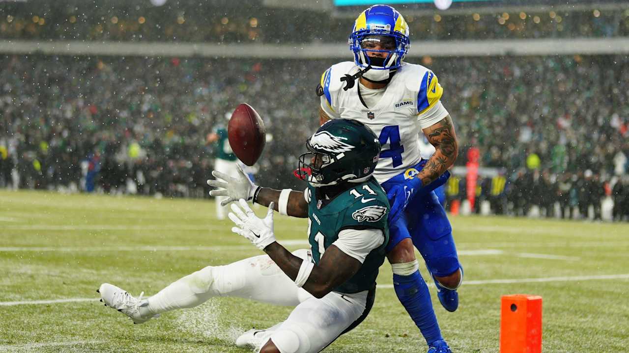 A.J. Brown blames weather for Eagles’ lack of aerial attack: ‘The conditions were crazy’                          Jan 20, 2025